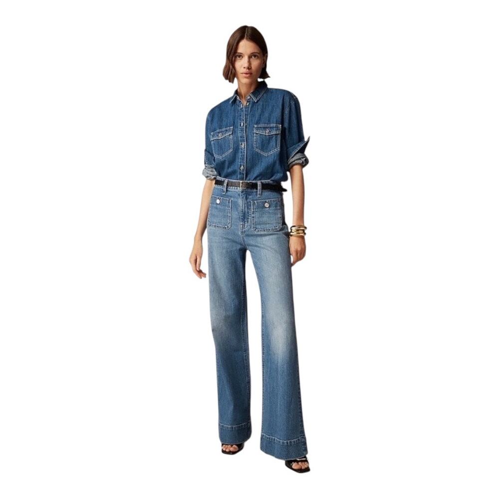J. Crew ‘96 Denim Trouser Jeans Women Blue 27